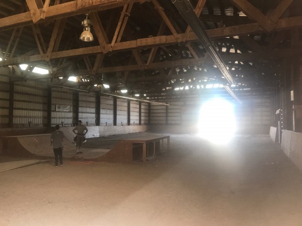 "before" rodeo training barn