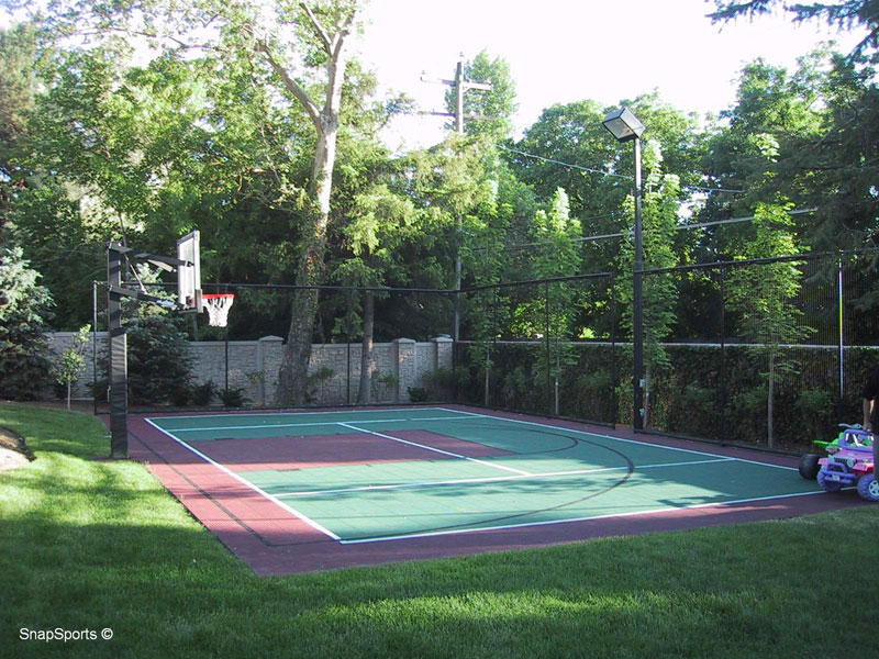 28' x 46' backyard court